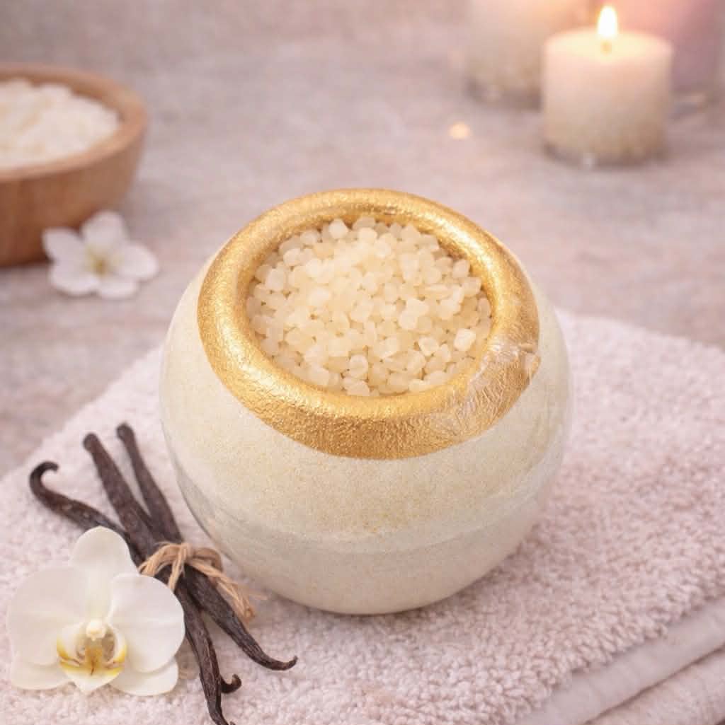 Bombe de bain garnie - Vanille