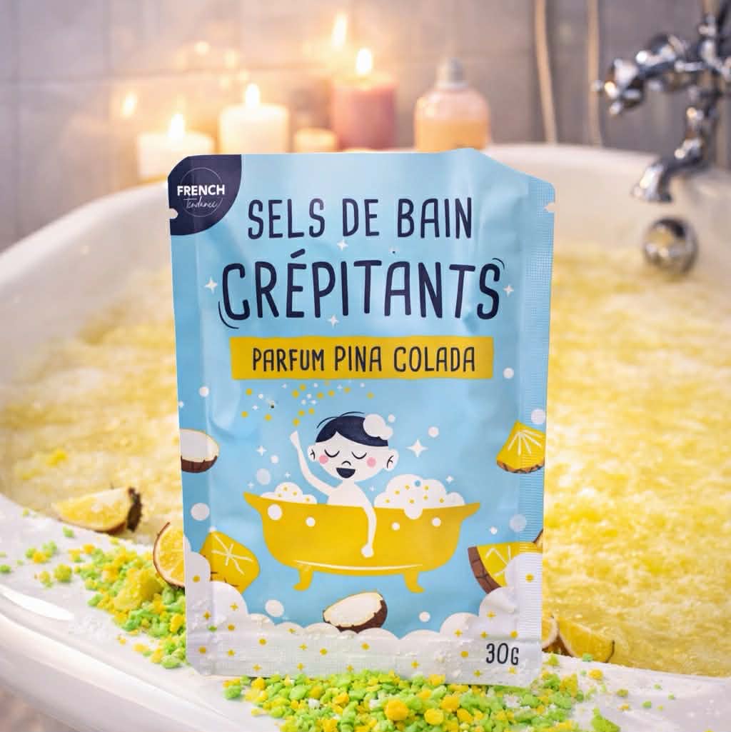 Sels de bain crépitants - Pina Colada