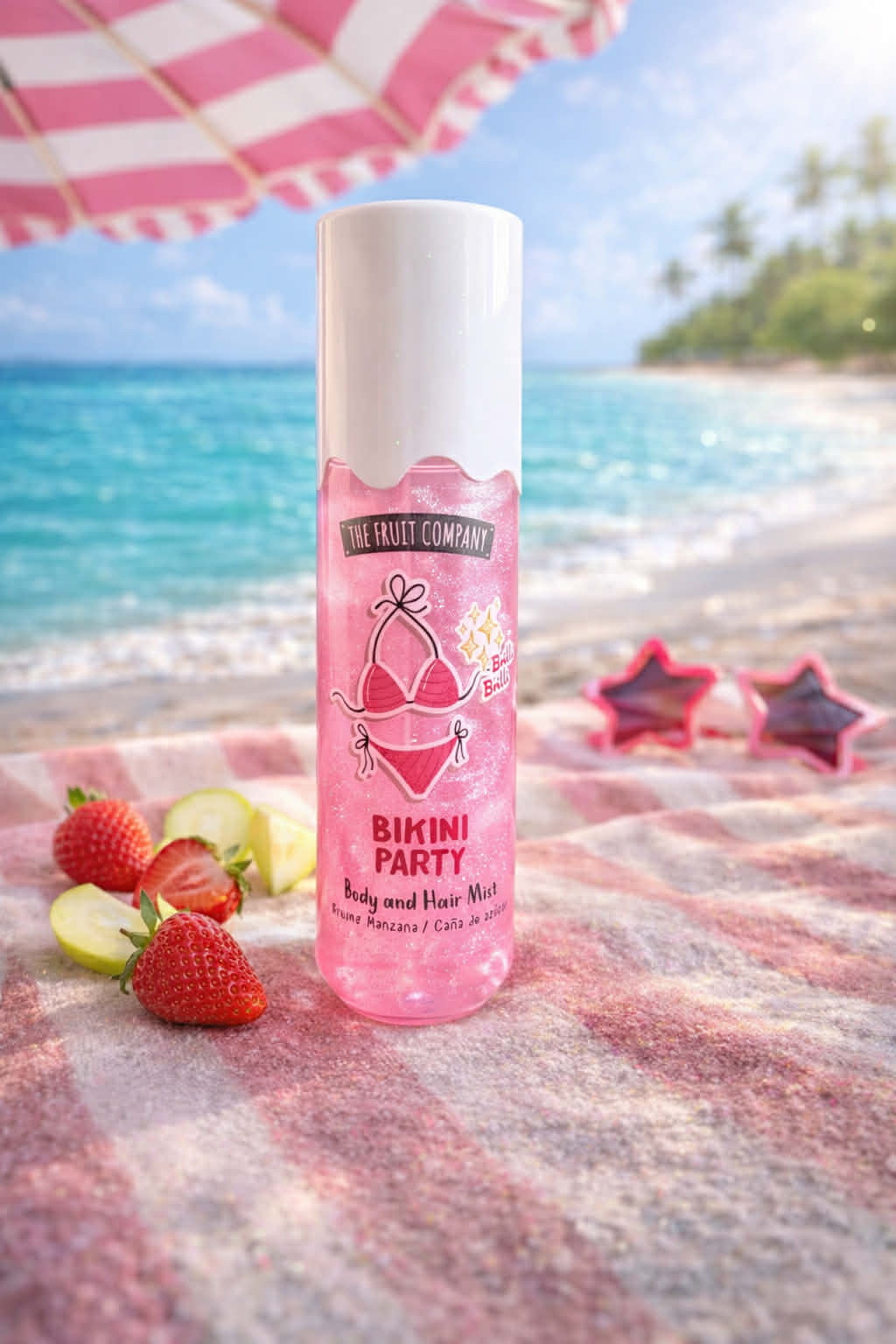 Brume Scintillante - Fraise, pomme & canne à sucre
