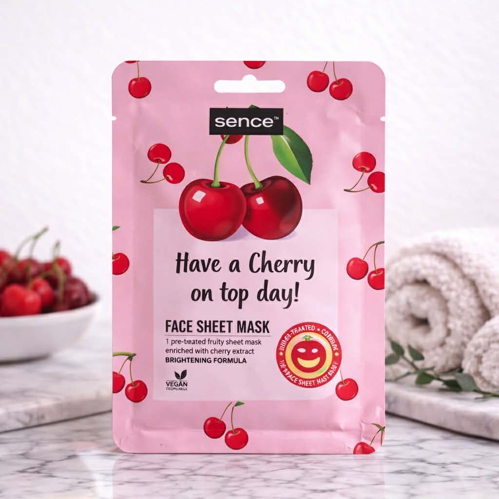 Masque Visage Végan Cerise - Douceur & Eclat